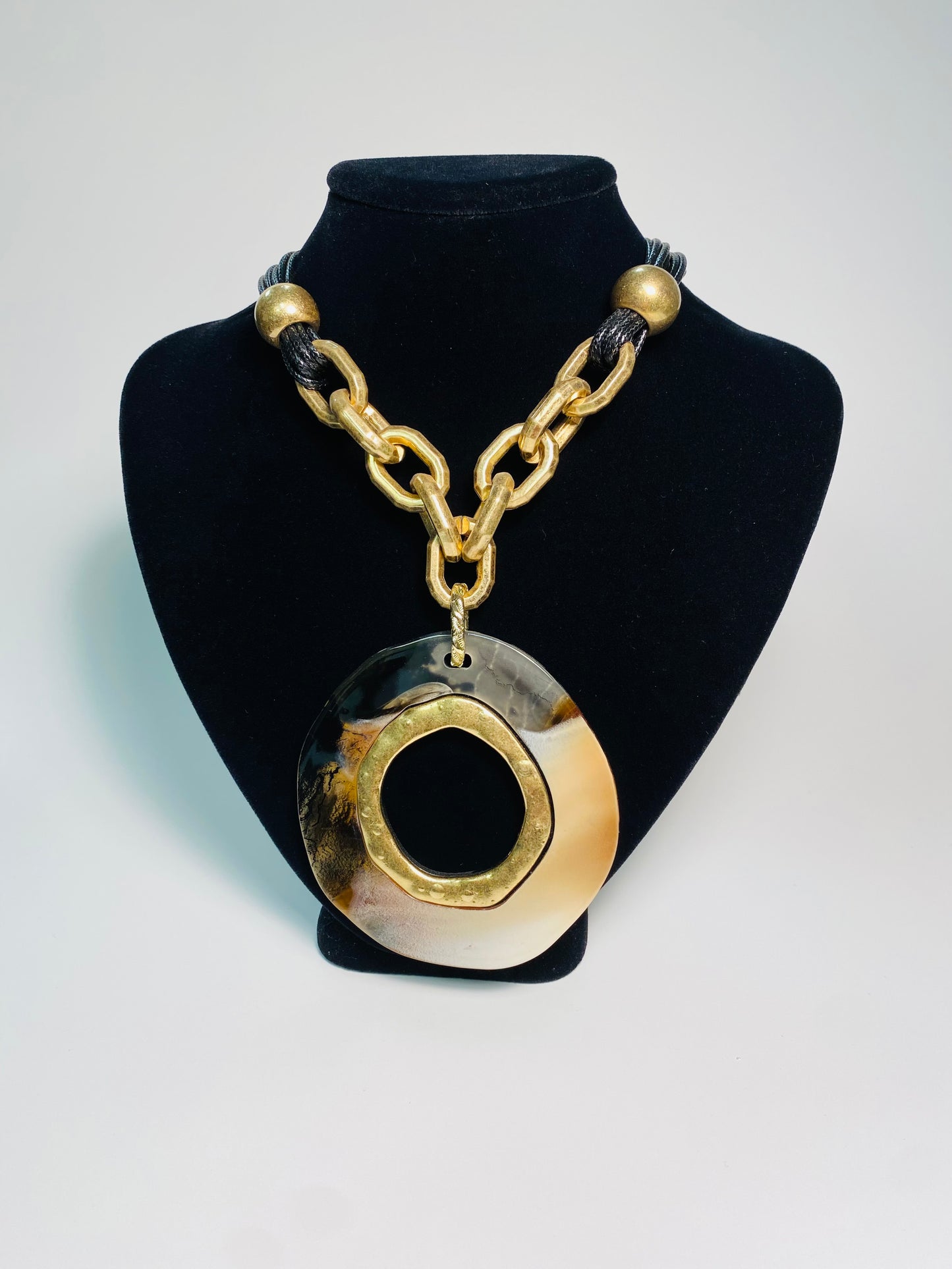 Multi Swirl Pendant Necklace