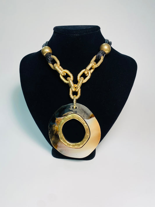 Multi Swirl Pendant Necklace